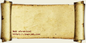 Jana Veljoglavac vizit kartica